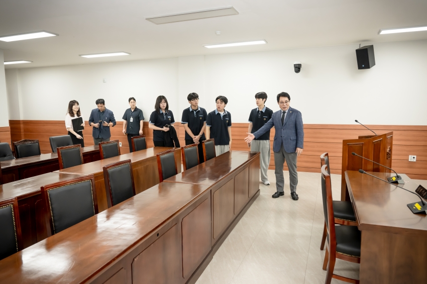 심석고등학교 남양주시의회 체험_2
