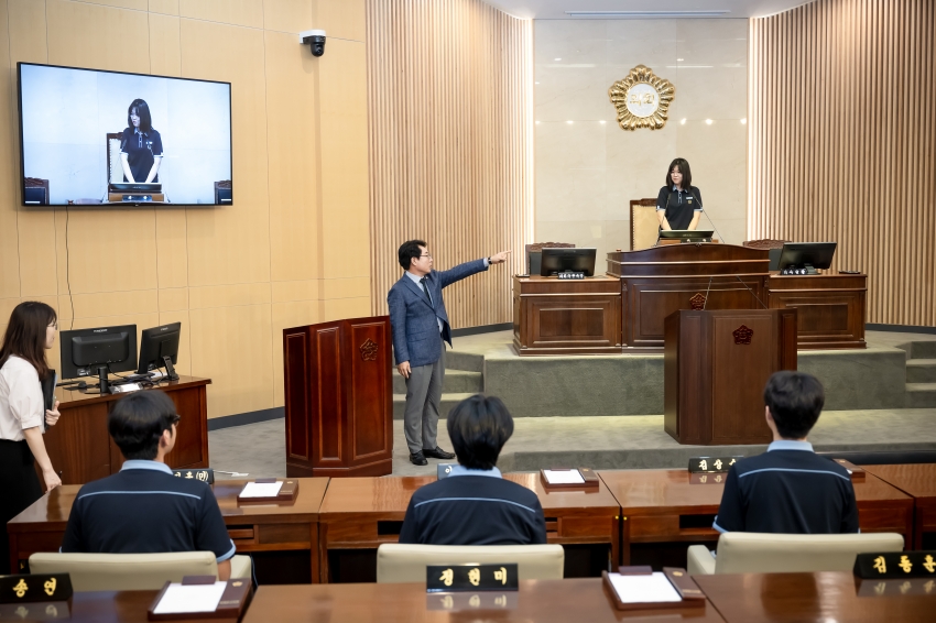심석고등학교 남양주시의회 체험_15