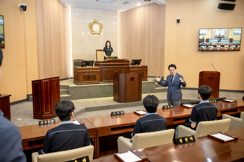 심석고등학교 남양주시의회 체험_16