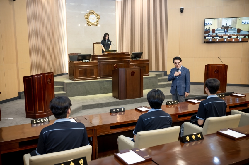 심석고등학교 남양주시의회 체험_17