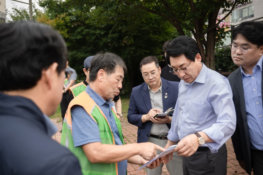 호만천 안전휀스 설치관련 현장점검_3