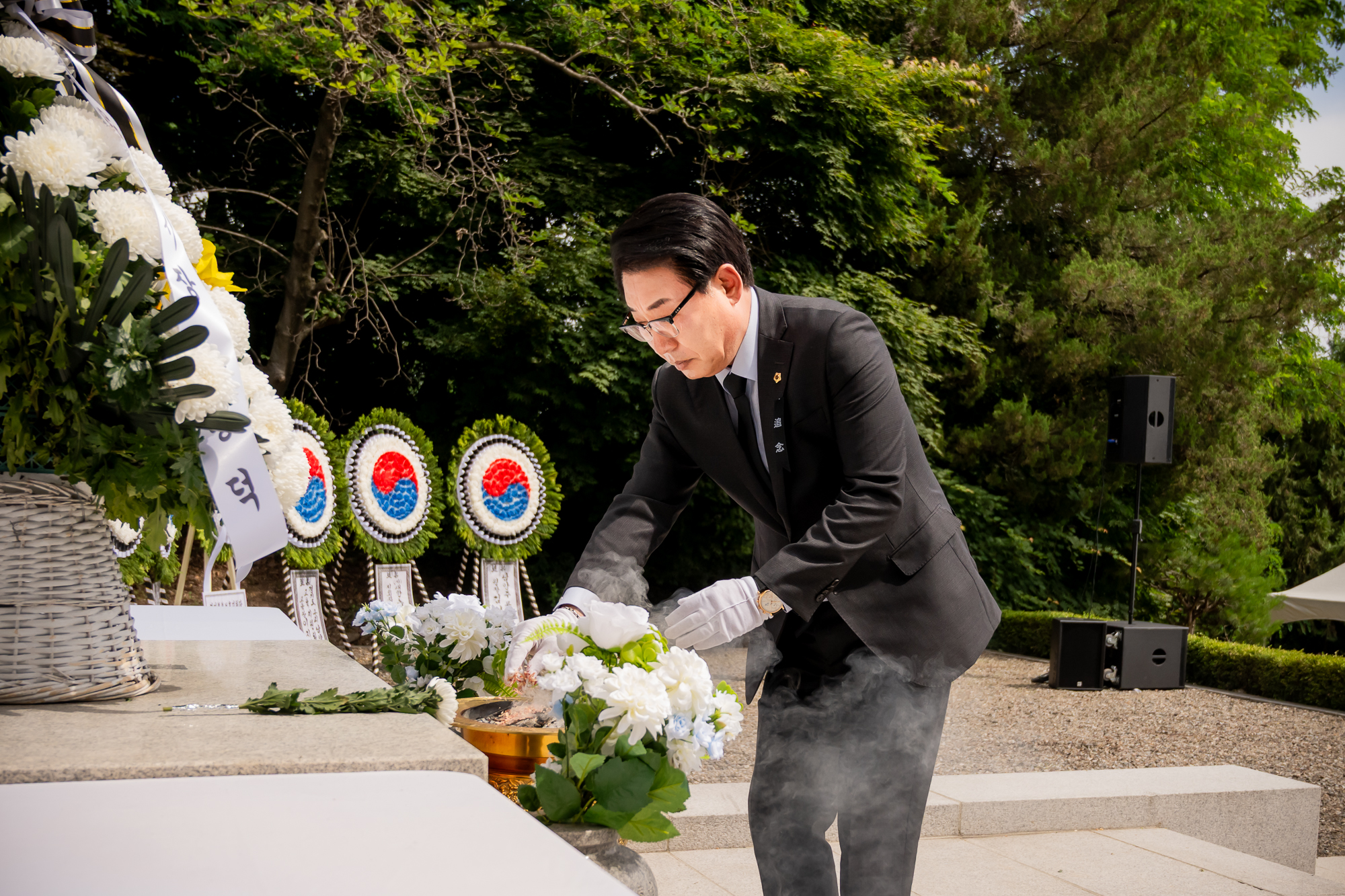 남양주시의회, 제71회 현충일 추념식 참석