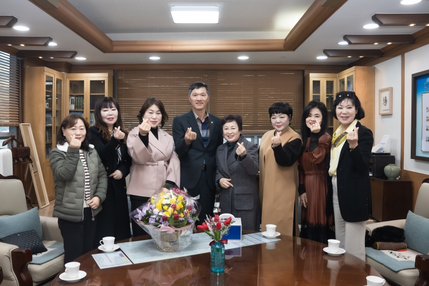 샘사랑 봉사단 접견_