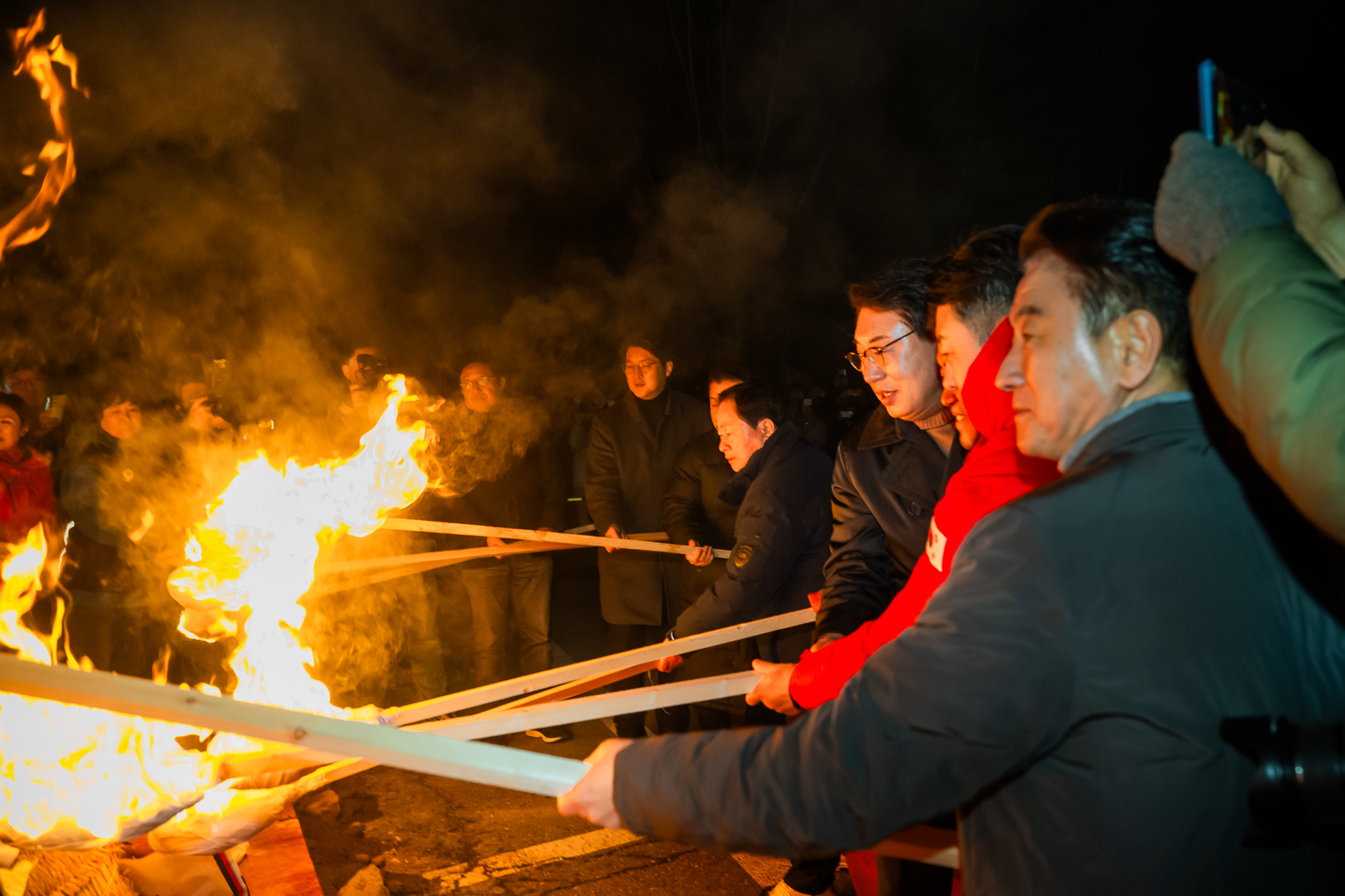 남양주시의회, 2026년 병오년 정월대보름 봉선사 달집태우기 행사 참석